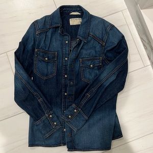 Rag & bone denim button down size small in excellent condition